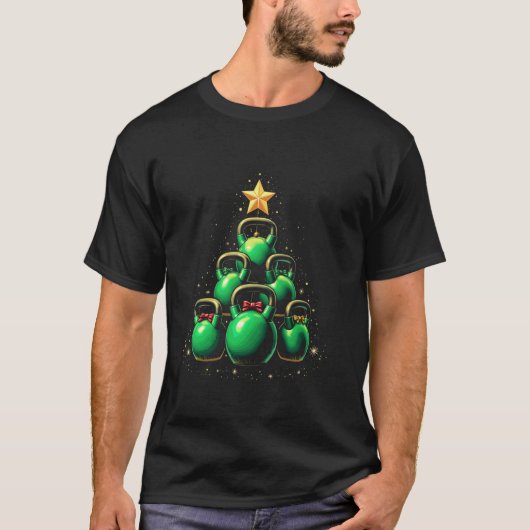 ケトルベル・クリスマス Tシャツ (正面)