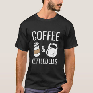 ケトルベル コーヒー HIIT フィットネス エクササイズ ジム Tシャツ