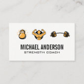 ケトルベル | 重み | フィットネス 名刺 (正面)