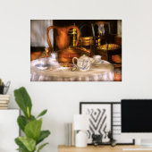 ケトル – お茶を飲中国のむ ポスター (ホームオフィス)