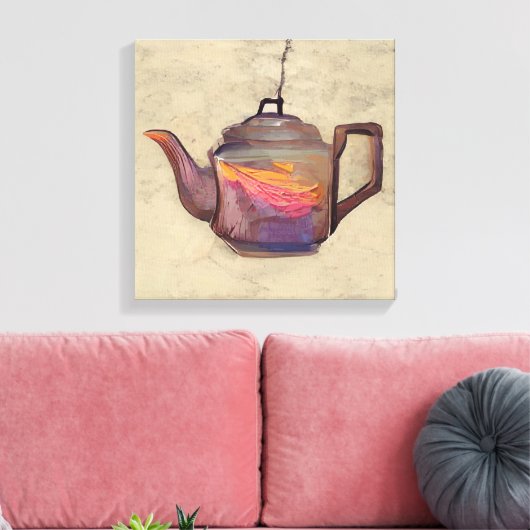 ケトル キャンバスプリント (インサイチュ (リビング))