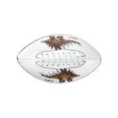 ケトロサウルス漫画イラストレーション アメリカンフットボール (正面)