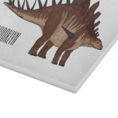 ケトロサウルス漫画イラストレーション カッティングボード (角)