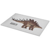 ケトロサウルス漫画イラストレーション カッティングボード (角)