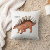 ケトロサウルス漫画イラストレーション クッション (ブランケット)