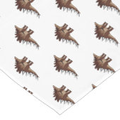 ケトロサウルス漫画イラストレーション ショートテーブルランナー (コーナー)