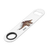 ケトロサウルス漫画イラストレーション スピード栓抜き (正面アングル)