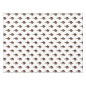 ケトロサウルス漫画イラストレーション テーブルクロス (正面(横))