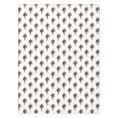 ケトロサウルス漫画イラストレーション テーブルクロス (正面)