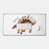 ケトロサウルス漫画イラストレーション デスクマット (キーボード&マウス)