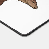 ケトロサウルス漫画イラストレーション デスクマット (コーナー)