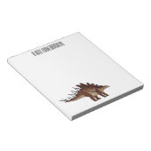 ケトロサウルス漫画イラストレーション ノートパッド (アングル)