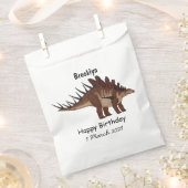 ケトロサウルス漫画イラストレーション フェイバーバッグ (クリップ留めされた状態)