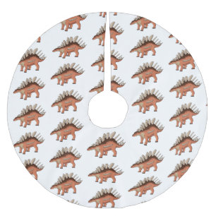 ケトロサウルス漫画イラストレーション ブラッシュドポリエステルツリースカート