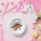 ケトロサウルス漫画イラストレーション ペーパーボウル (パーティー)