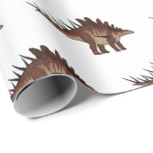 ケトロサウルス漫画イラストレーション ラッピングペーパー (ロールコーナー)