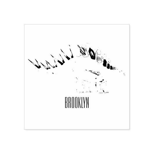 ケトロサウルス漫画イラストレーション ラバースタンプ (インプリント)