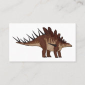 ケトロサウルス漫画イラストレーション 名刺 (裏面)