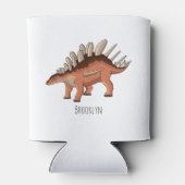 ケトロサウルス漫画イラストレーション 缶クーラー (裏面)