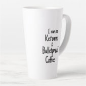 ケトンと防弾コーヒー両面マグ カフェラテマグ (右アングル)