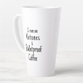 ケトンと防弾コーヒー両面マグ カフェラテマグ (左アングル)