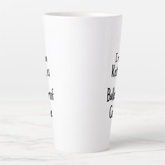 ケトンと防弾コーヒー両面マグ カフェラテマグ (正面)