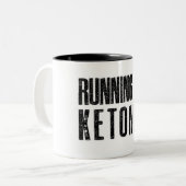 ケトンのコーヒー・マグで走ること ツートーンマグカップ (正面左)
