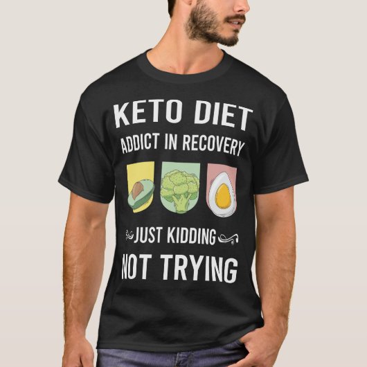 ケトン体 ケトン食 ケトーシス ケトジェニックダイエット Tシャツ (正面)