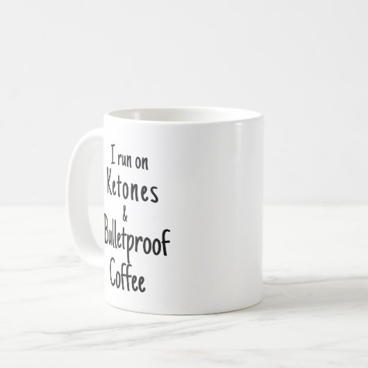 ケトン類及び防弾性コーヒーケトライフスタイルマグ コーヒーマグカップ (正面左)