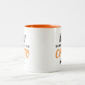 ケト?チート考えダイエット...ツートーンマグカップ ツートーンマグカップ (中央)