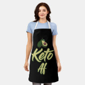ケトAFアボカド エプロン (着用した状態)