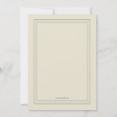 ケドゥケウス ウォーターマーク 医学部 卒業 招待状 (裏面)