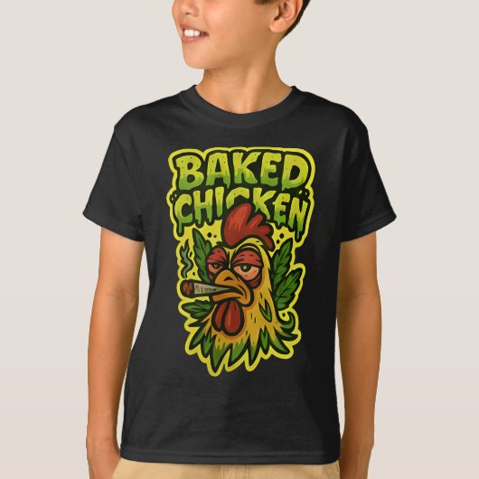 ケドニッケイ 喫煙石像 Tシャツ (正面)