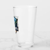 ケナイフィヨルドナショナルパークイラストレーションレトロアート タンブラーグラス (左)