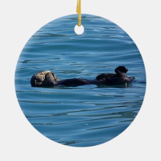 ケナイフィヨルドナショナルパークオーナメント セラミックオーナメント (裏面)