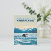 ケナイフィヨルド国立公園オルカアラスカカード (スタンド正面)