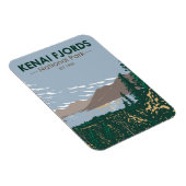 ケナイフィヨルド国立公園スキラックヴィンテージ マグネット (右側)