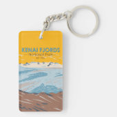 ケナイフィヨルド国立公園ヴィンテージ両面 キーホルダー (裏面)