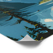 ケナイフィヨルド国立公園旅行PS ポスター (角)