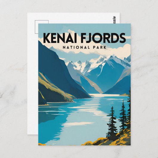 ケナイフィヨルド国立公園 ポストカード (正面/裏面)