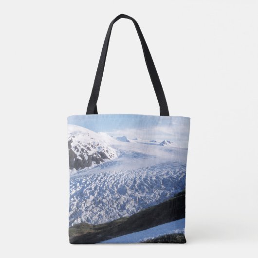 ケナイフヨルド国立公園の出口氷河 トートバッグ (裏面)