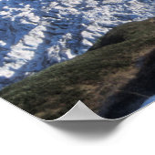 ケナイ・フィヨルド国立公園の氷河を出る ポスター (角)