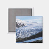 ケナイ・フィヨルド国立公園の氷河を出る マグネット (正面/裏面)