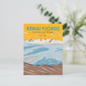ケナイ・フィヨルド国立公園ハーディングアイスフィールド ポストカード (スタンド正面)