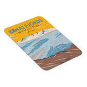 ケナイ・フィヨルド国立公園ハーディングアイスフィールド マグネット (右側)