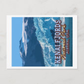 ケナイ・フィヨルド国立公園 – アラスカ統一された州 ポストカード (正面)