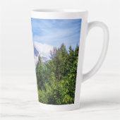 ケナイ・フィヨルド雪の山 カフェラテマグ (右)