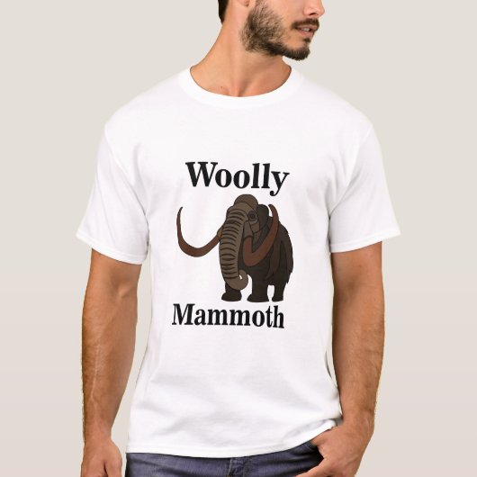 ケナガマンモス Tシャツ (正面)