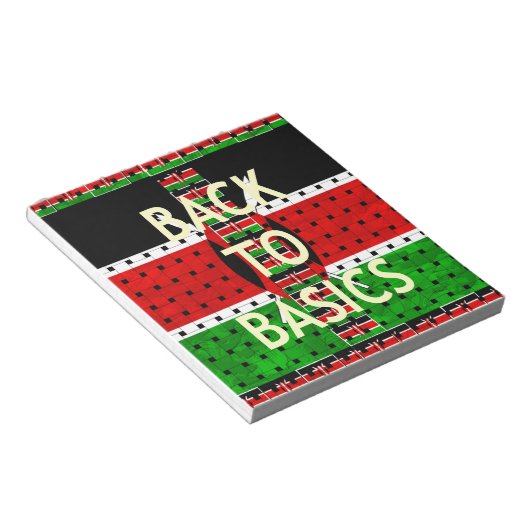 ケニはっきりしたアンのモチーフ:基本に戻る美学 ノートパッド (アングル)