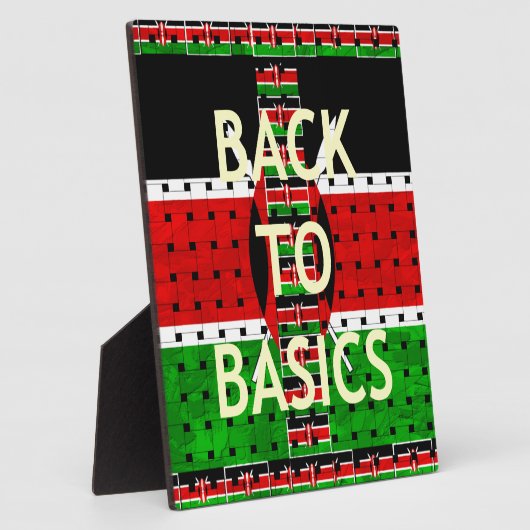 ケニはっきりしたアンのモチーフ：基本に戻る美学 フォトプラーク (側面)